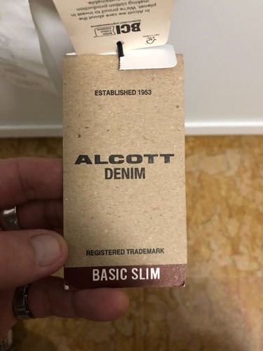 JEANS BASIC SLIM DENIM ALCOTT TG TAGLIA IT42 EU38 US28 5T3889UO NUOVO MAI MESSO - Foto 5 di 8