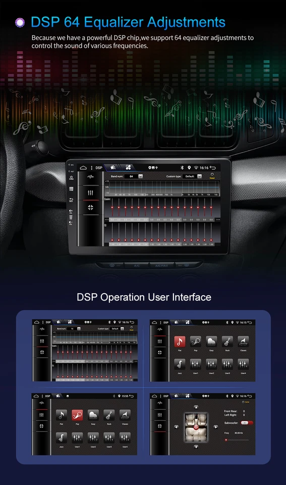 2GB+32GB Android 14 Autoradio Carplay GPS Navi Per Audi TT MK2 8J 2006-2012 DAB+ - Immagine 4 di 4