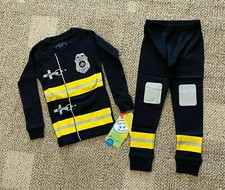 Pajama Set Sara's Prints I Am a Firefighter Fireman Pajamas Kids Boys 4 4T