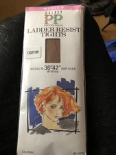 Pretty Polly Ladder Resist Tights In Chiffom Tan Soze Medium