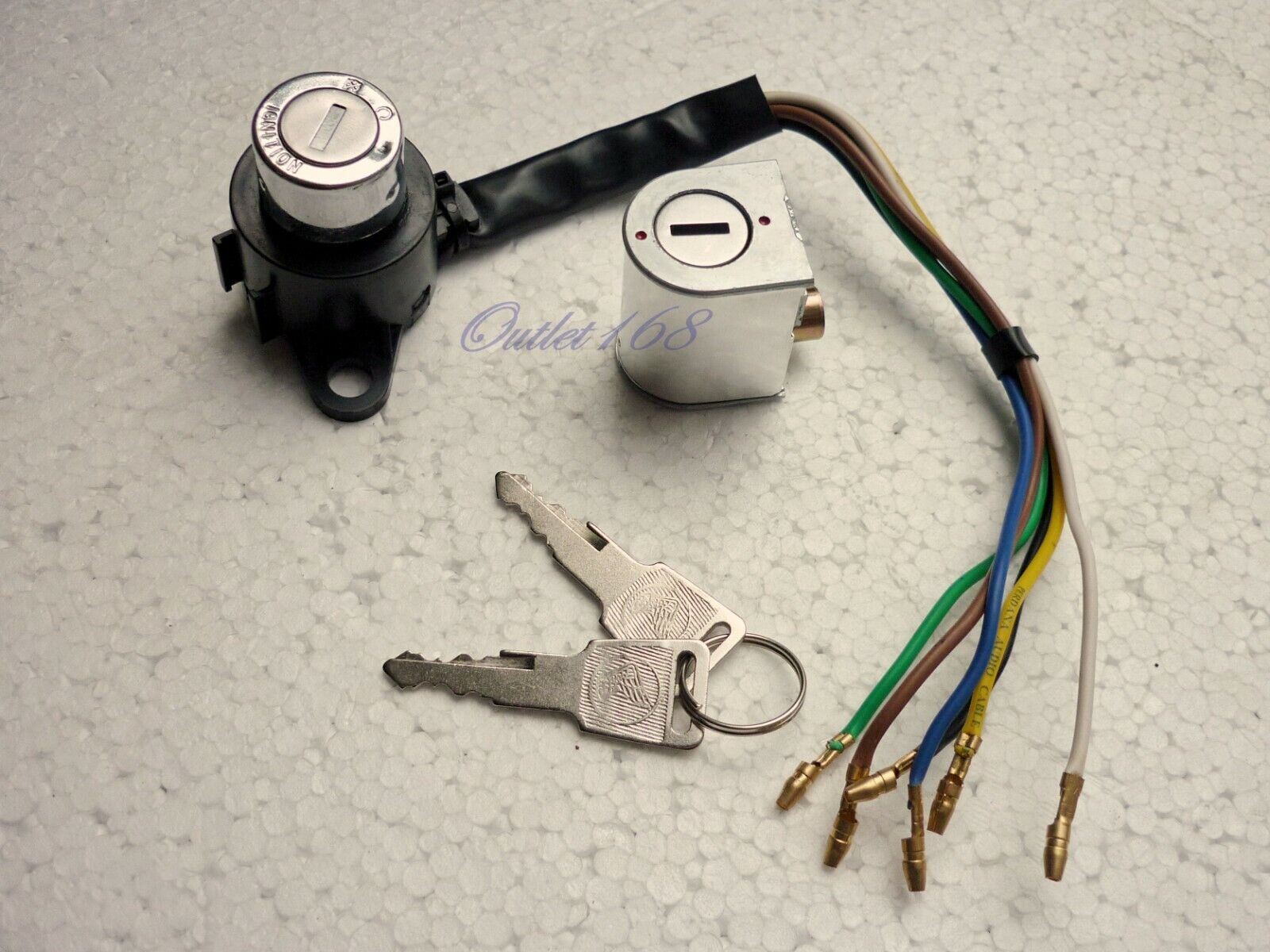 Set Honda C100 C102 CA100 C105 Light Lamp Ignition Switch Comb kit Steering  Lock | eBay
