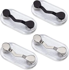 2 Pcs Readerest Magnetic Eyeglass Holder Name Tag Badge Holder Sunglasses Holder