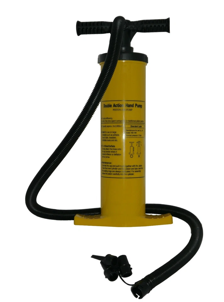 High Quality 4L Tiger Doppelhubpumpe Caravan Luftpumpe für Schlauchboote Camping