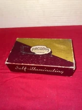 Pocket-Size Self-Illuminating Arcadia Commander Viewer- Red Marble- Estate Find