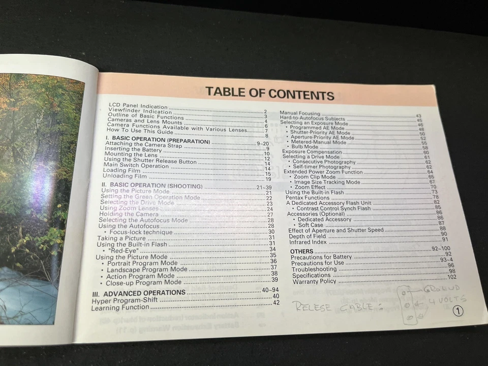 Pentax PZ-20 Operating Manual - Image 4 of 4