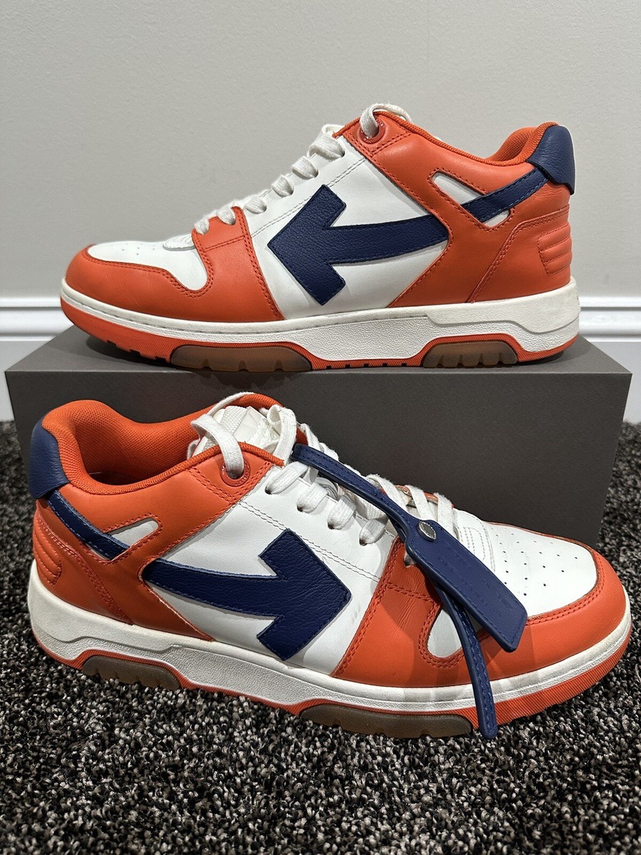Off-White Virgil Abloh OOO Out Of Office Orange/Blue Sneaker | eBay