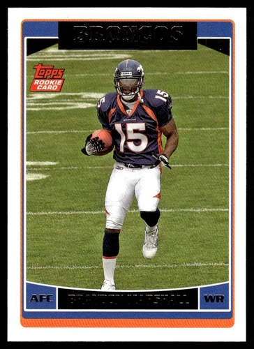 2006 Topps #385 Brandon Marshall - Denver Broncos - Rookie