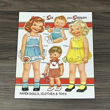 2012 Six Little Steppers Paper Doll Book Uncut Charlot Byj