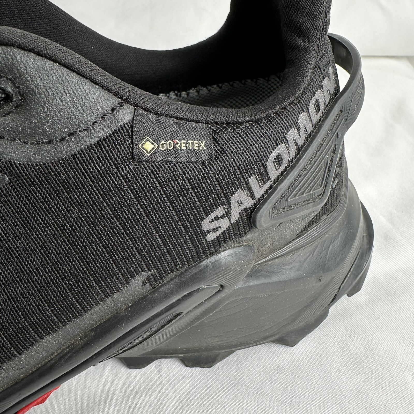 Scarpa da trekking Salomon Alphacross 4 da uomo trail runner nera US 8 SOLETTE SOSTITUITE