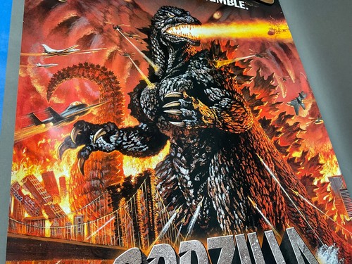 1999 "GODZILLA 2000" ORIGINAL DOUBLE SIDED MOVIE POSTER 27 X 40 - Picture 7 of 8