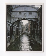Grain Products NZ Card World of Bridges Gondolas &  Bridge of Sighs Venice Italy