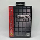 Robocop Vs Terminator (Sega Genesis 1993) CIB + Poster & Registration Card