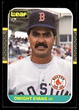Dwight Evans 1987 Donruss #129 Red Sox MLB READ FREE SHIPPING AutographDen