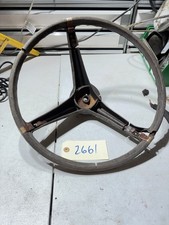 1968-1969 68 69 Amc Javelin Amx Steering Wheel Woodgrain Cracked