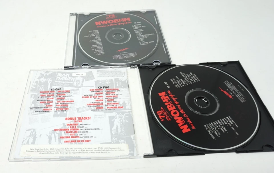 New Wave Of British Heavy Metal ‘79 Revisited by Various Artists (2CD Set, 1990) Foto 3 de 3