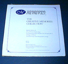 CREATIVE MEMORIES Refill RCM-12P 12 x 12 Picture Pocket Page 10 Pages 5 Sheets 
