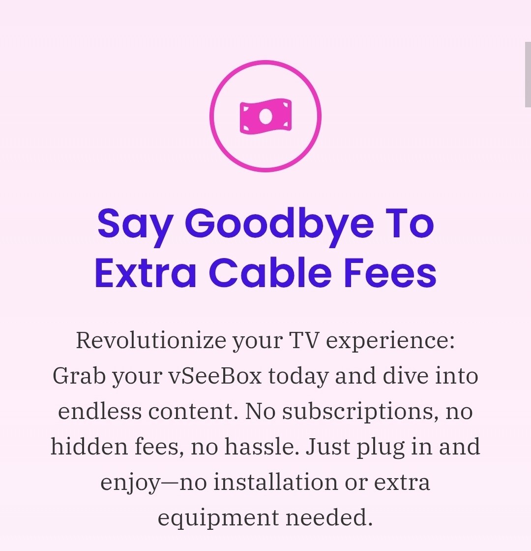 VSEE V3 Plus Android Streaming Box TV Internet Netflix Hulu Disney FREE