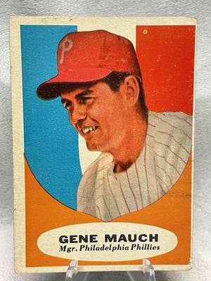 1961 Topps #219 Gene Mauch Mgr Philadelphia Phillies VG