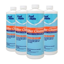 Pool Mate 1-Qt 4-PK Concentrated Pool Filter Cleaner Made in USA