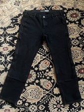 Carhartt Women's Double Knee Carpenter Pants size 10 Slim Fit stretchy black