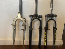 Marzocchi XC 500 Fork (26”), Rock shox Paul Turner , Trek DDS3 fork