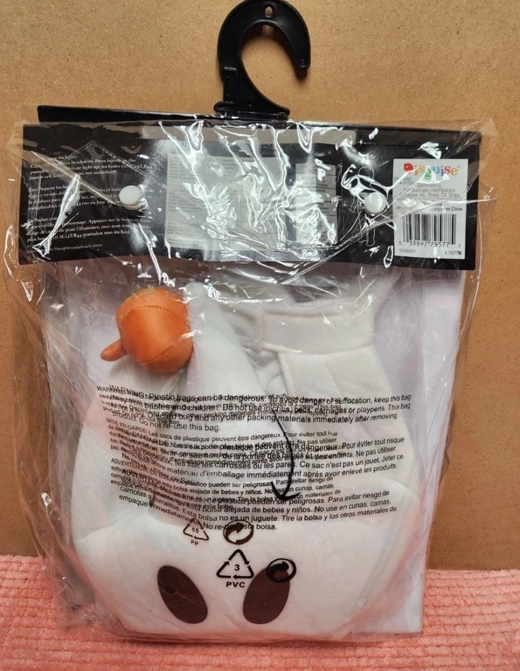 Disfraz de Halloween Pesadilla Antes de Navidad "Cero" con Nariz Iluminada 3T-4T Foto 3 de 3