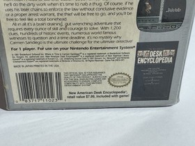 Nintendo NES Where In Time Is Carmen Sandiego Vintage 1991 NEW Factory Sealed