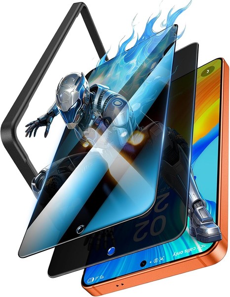Sichtschutzfolie Samsung Galaxy S26 9H HäRte Anti-Peeping Blasenfrei Hd Klar 2-image
