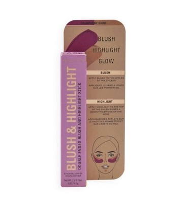 Revolution Blush & Highlight Stick - Glanz. NEU VERSIEGELT
