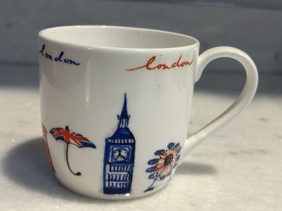 Rose of England Fine Bone China London England 10 Oz Coffee Tea Cup Mug