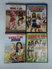 Lot Of 4 Bring It On DVDs - Again All Or Nothing Fight To The Finish *AS IS*