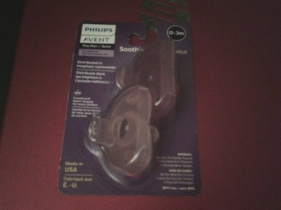 Philips Avent 2 pack of 0-3m pink/lavender pacifier set-new