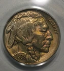 1938-D 5c Buffalo Nickel PCGS MS66 Album Toned RAINBOW