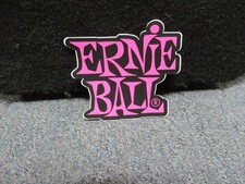 Ernie Ball Guitar Company 3" X 3.5" Vinyl Stacked Pink Logo Sticker