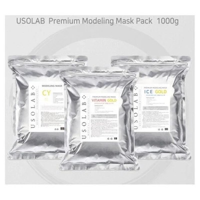 USOLAB Premium Modeling Mask 1000g Spa Facial Skincare Pack 5 Types