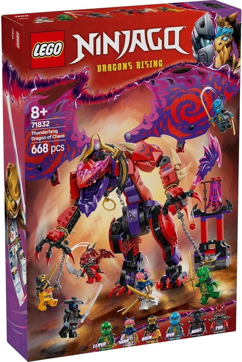 LEGO Ninjago Chaos Dragon Thunderfang Battle Robot 71832