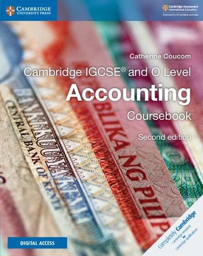 Cambridge IGCSE and O Level Accounting Coursebook with Digit... - 9781108339179