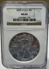 U.S. Mint 2009 American Eagle 1 oz .999 Silver NGC MS69