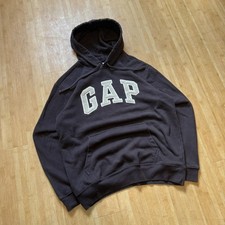 Gap Women's Brown and Black Hoodie