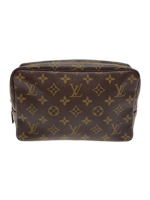 LOUIS VUITTON Truce Toilette 28 Monogram Canvas BRW PVC BRW M47522 Brown