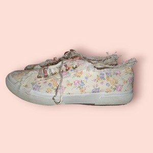 Superga X LoveShackFancy Scarpe Donna Con Frange E Fiori, Taglia USA 8.5 / EU 39.5