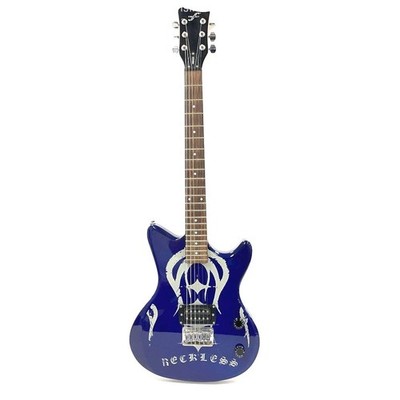 First Act ME423 Electric Guitar - Blue - Reckless Graphic - TESTED