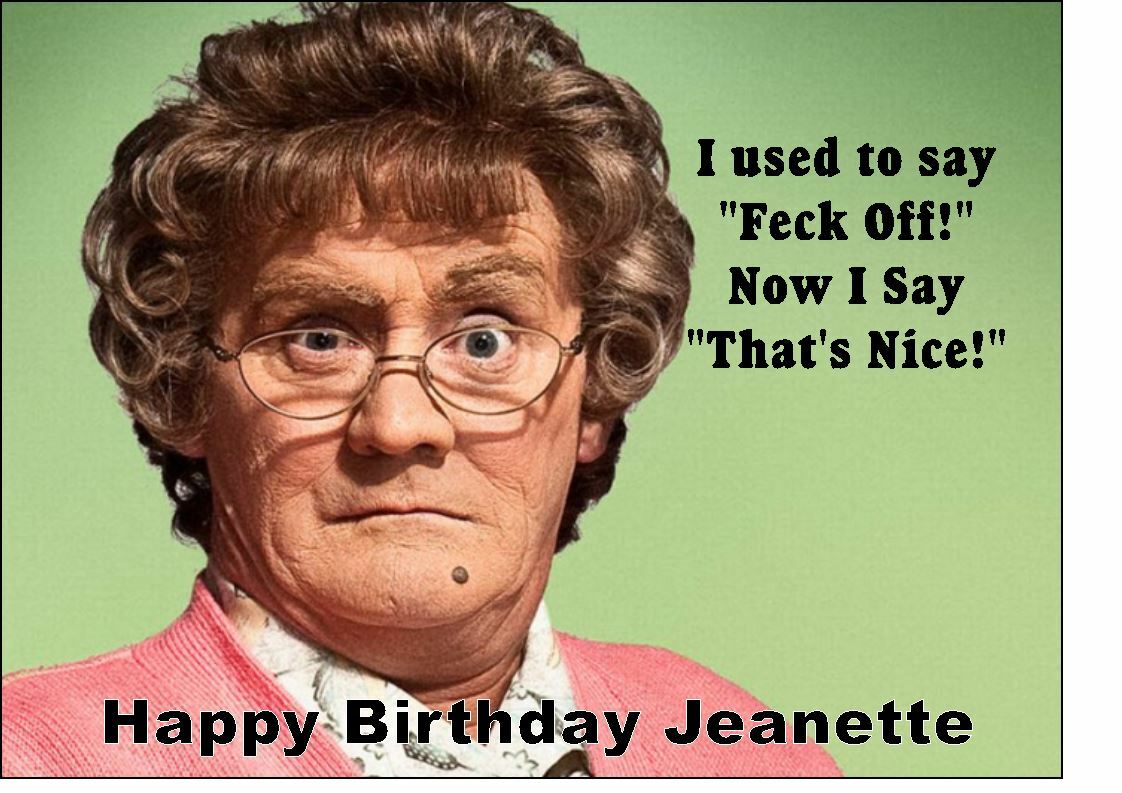 MRS BROWNS BOYS A4 EDIBLE ICING BIRTHDAY CAKE TOPPER