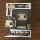 Funko Pop! Movies Assassins Creed Aguilar (Crouching) #379 Ex New Box Damage