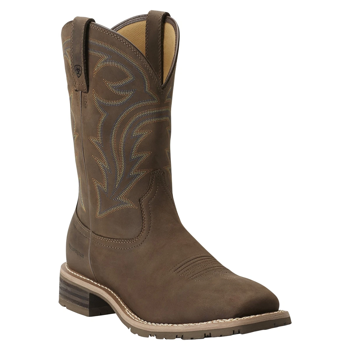 Ariat Mens Brown Hybrid Rancher Waterproof Boot 10014067 | eBay