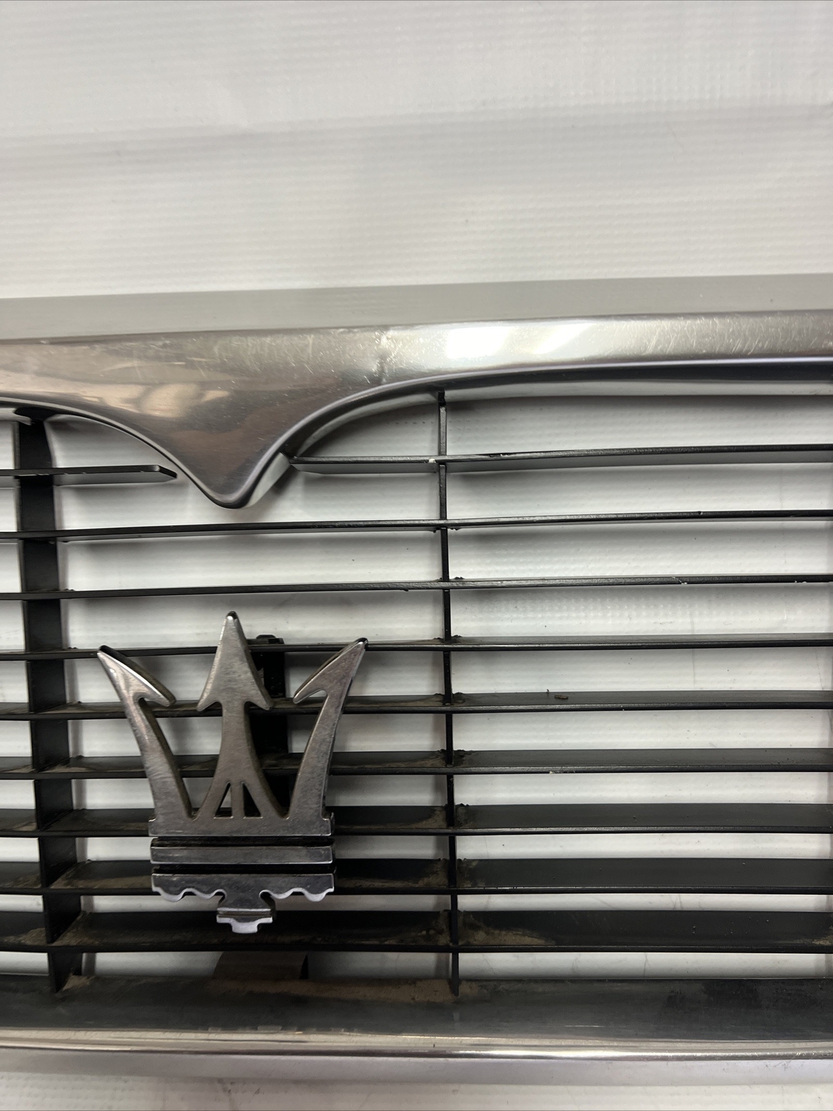 For Maserati Quattroporte Front Radiator Chrome Black Original Grill 1983-1987