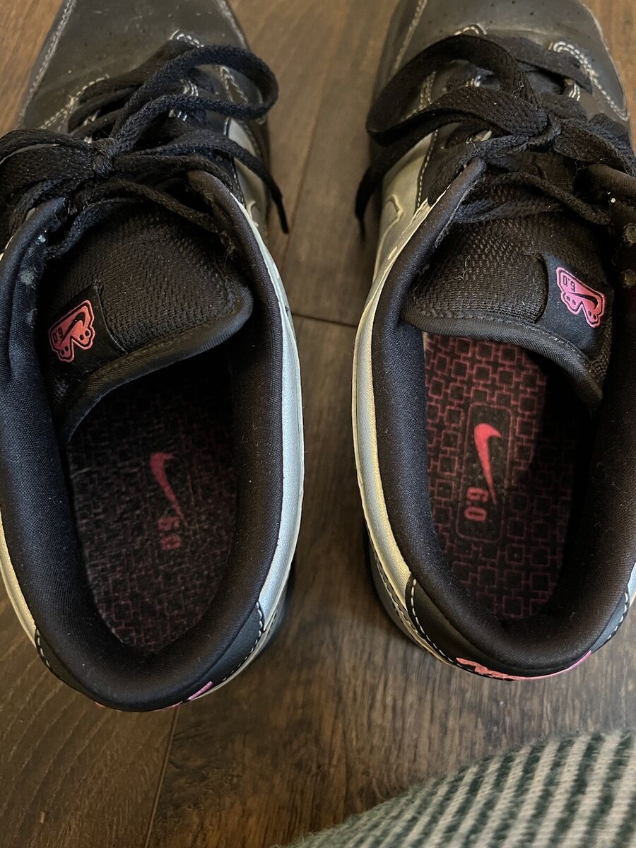Nike Dunk Low 6.0 Black Metallic Silver Mens Size 10 Shoes Nike Dunk Low 6.0 Black Metallic Silver Mens Size 10 Shoes