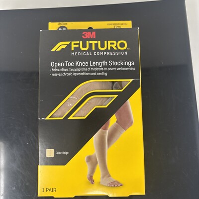 3M future Medical Compression Open Tor Knee Length Sticking -Medium 