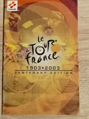 NOTICE SEUL soldes MANUAL ONLY LE TOUR DE FRANCE 1903 2003 CENTENARY PLAYSTATION 2 PS2