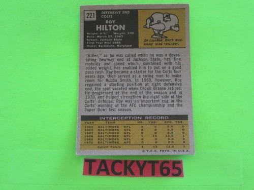 1971 TOPPS SINGLE CARD(S) YOU CHOOSE - Picture 53 of 55